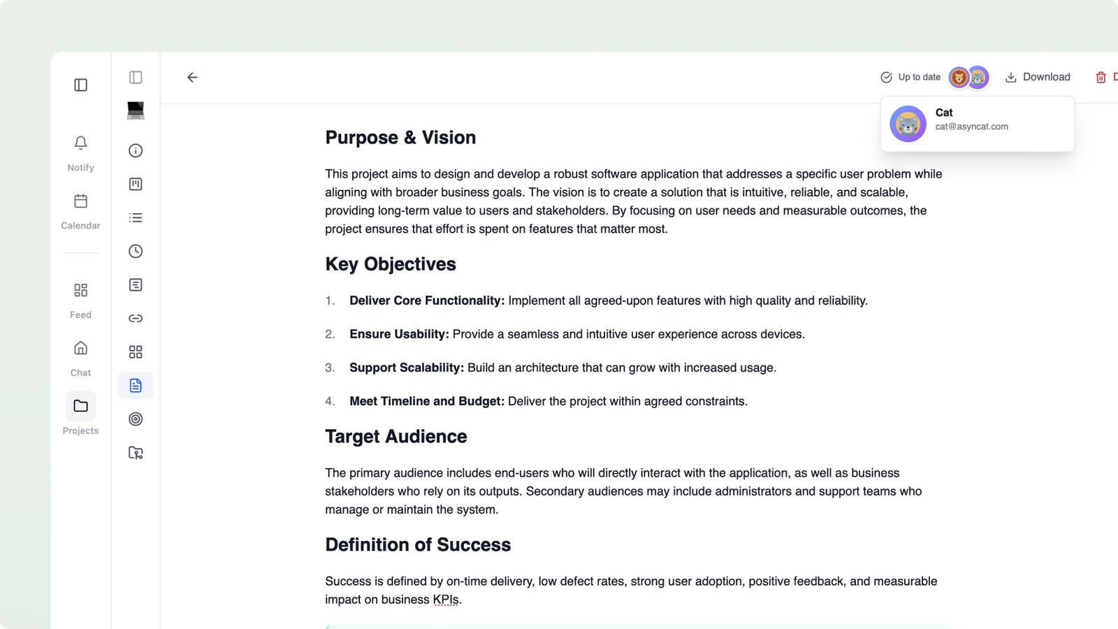 Real-time document collaboration
